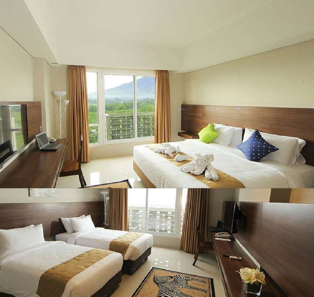 Kamar Deluxe Double Green Forest Bogor